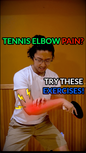 Tennis Elbow Pain? Try these exercises!