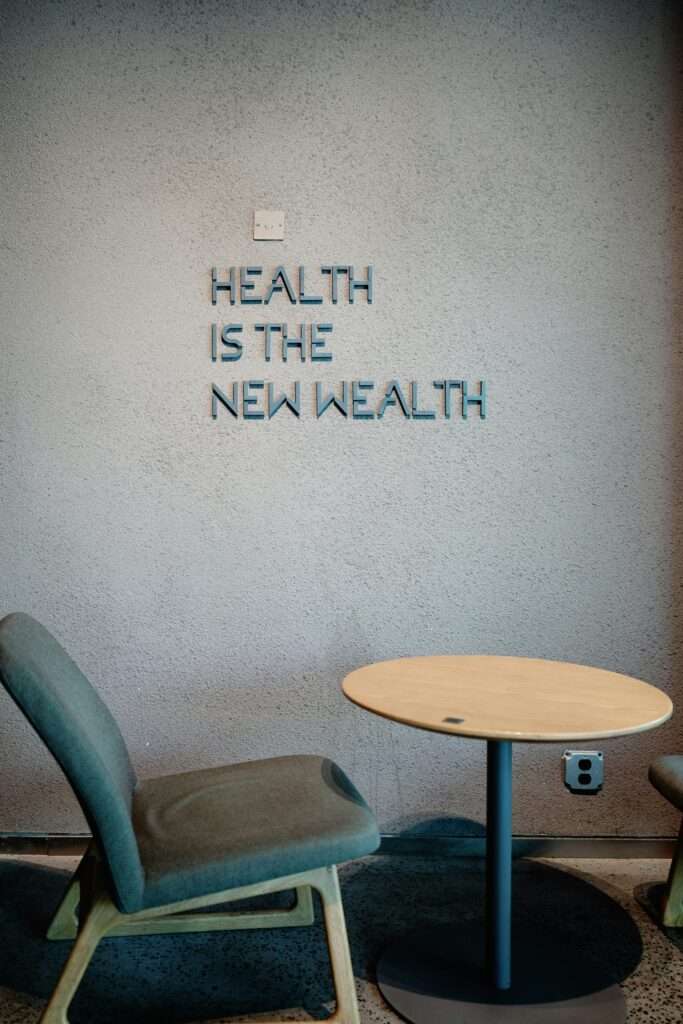 Health is the New Wealth - picture of a place.